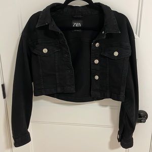 Zara Black Jean Jacket